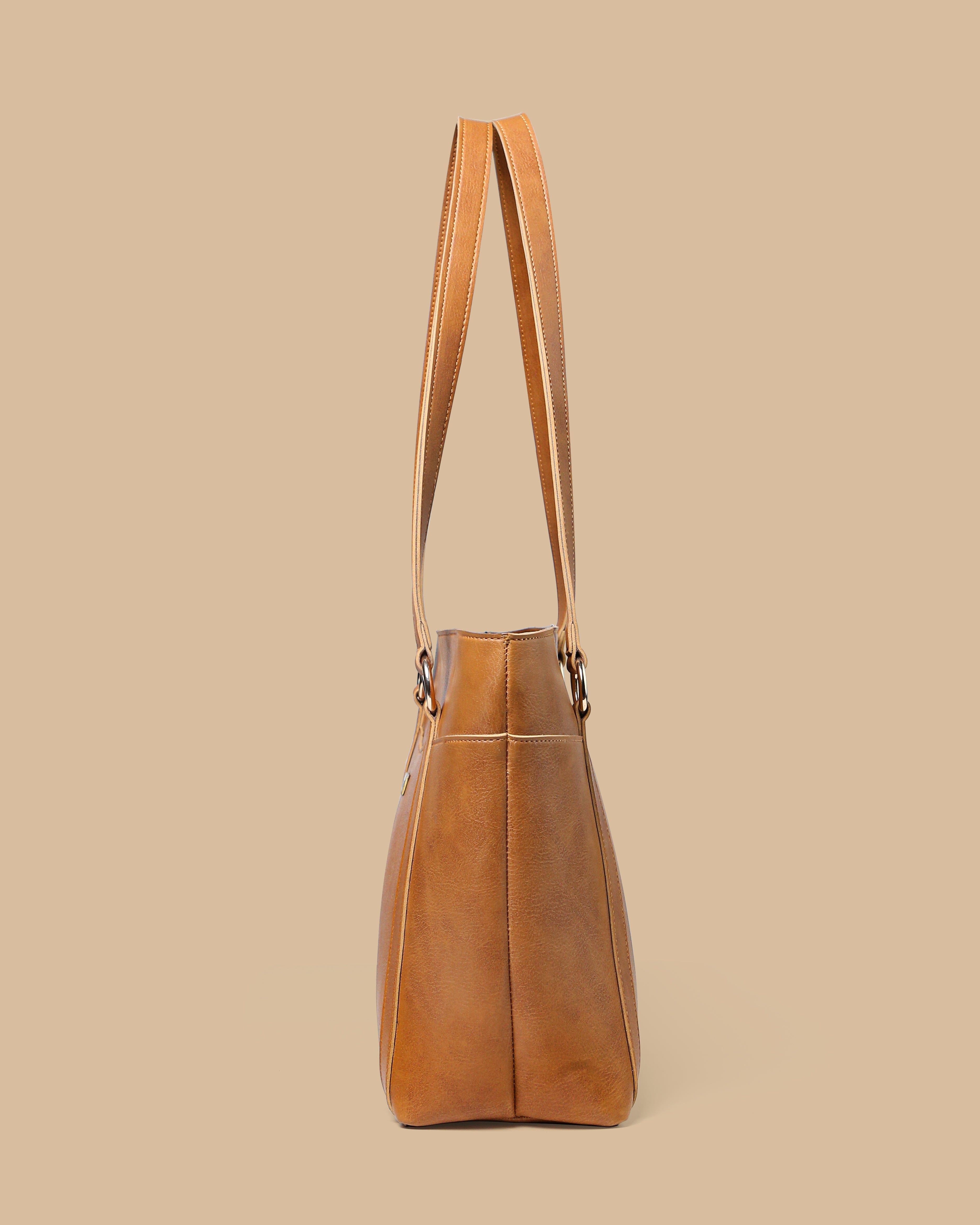 D-VINE Mini Tote Bag (Metallic Orange)